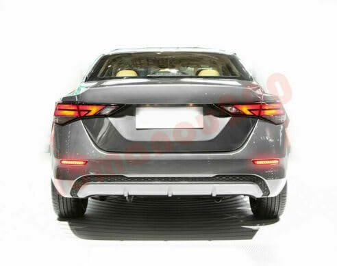 ya 4 8.10 for Nissan Sentra 2020-2023 LED Rear Bumper Fog Lights Brake Lamp/Turn Lights