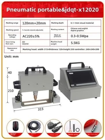 ya 28 10.13 baidi Pneumatic Electric Portable Marking Machine Marking Machine Steel Die Flange-9
