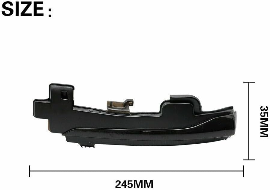 ya 7 8.24 baidi Suitable for Volvo S80 S60 V40 V60 V70 Smoke Sequential LED Side Mirror Turn Signal Light 