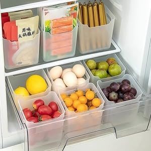 ya 14 9.20 baidi Refrigerator Food Stora Box Refrigerator Food Fresh Organizer Kitchen Organ-wq-2