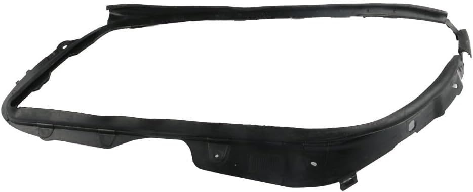 ya 9 10.24 2Pcs Headlight Gasket Left & Right Black Plastic For C-Class W204 2008-2011