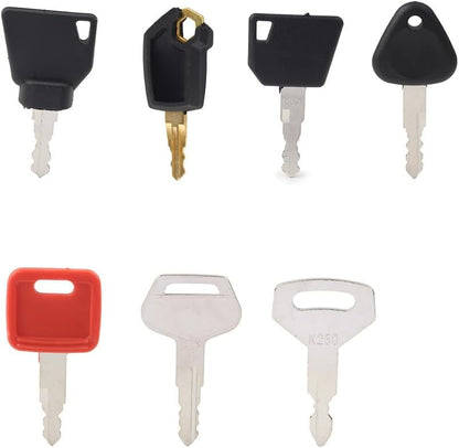 ya 4 8.24 baidi 7 Heavy Equipment Construction Ignition Key Set For Case For Komatsu For JCB
