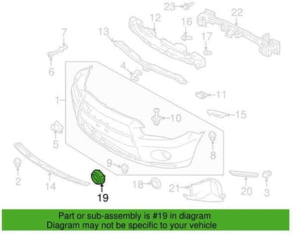 ya 4 8.24 baidi Front fog lamp cover trim f for Ram e 2 pieces fits 2010-2012 for Mitsubishi Outlander