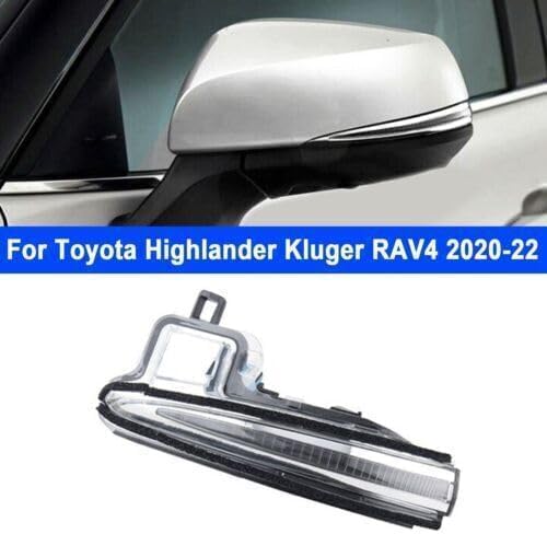 ya 14 9.20 zhengce Suitable for Toyota Highlander Kruger RAV4 20-22 LED left rearview mirror-1