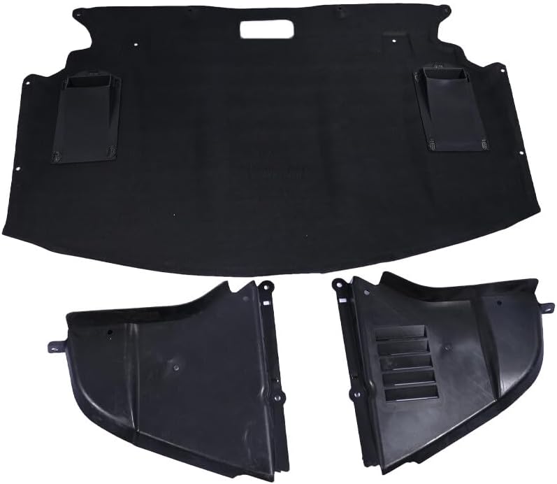 ya 4 8.10 Front Lower Engine Splash Shield Guard Cover Kit for 2004-2007 for BMW E60