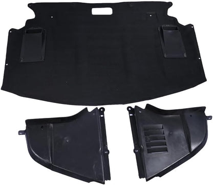 ya 4 8.10 Front Lower Engine Splash Shield Guard Cover Kit for 2004-2007 for BMW E60