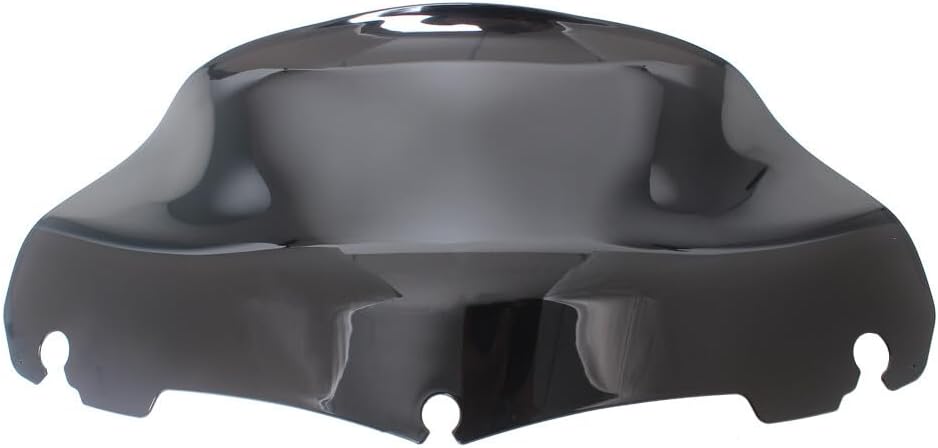 ya 23 10.7 baidi 9 Wave Windshield Windscreen Black for Harley Touring FLHTK FLHX FLHT 2014-2024a