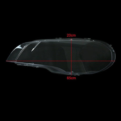 ya 4 8.14 Pair Left right Headlight Cover Lamp Clear Lens Lampshade for BMW X5 E70 2007-13