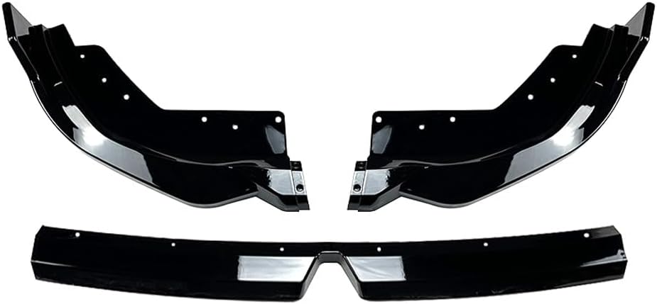 ya 2 8.15 Front Bumper Lip Spoiler Black for BMW 3 Series G20 LCI M Sport 320i 325i 2023+
