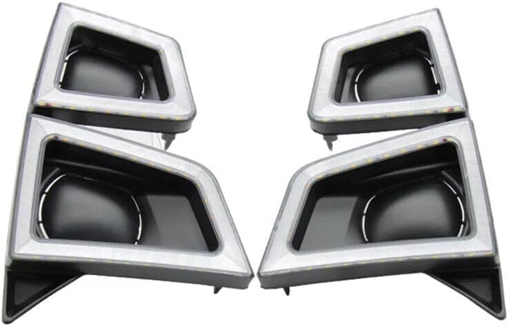 ya 2 8.15 2-piece LED set suitable for Isuzu D-MAX 2019-2024 DRL daytime running lights and fog lights