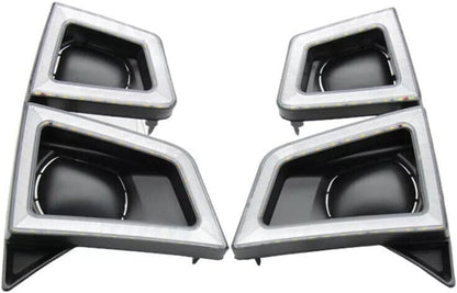 ya 2 8.15 2-piece LED set suitable for Isuzu D-MAX 2019-2024 DRL daytime running lights and fog lights