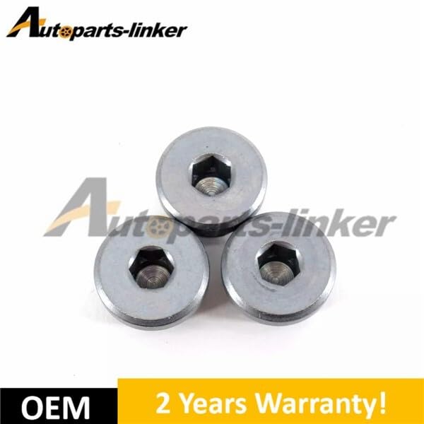 ya 8 8.24 baidi 3PCS ATF 9/10Speed Transmission Drain Plug Bolt 06237-5J4-010 for Honda for Acura