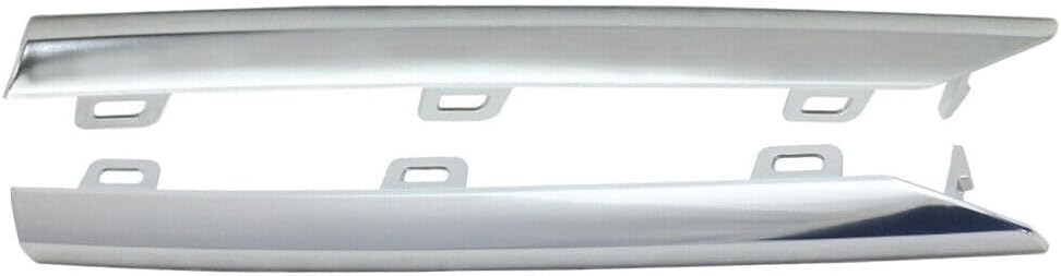 ya 4 8.10 Left + Right Front Bumper Trim Bezel Insert Fits for Cadillac ATS Chrome 2013-2014