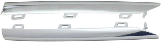ya 4 8.10 Left + Right Front Bumper Trim Bezel Insert Fits for Cadillac ATS Chrome 2013-2014