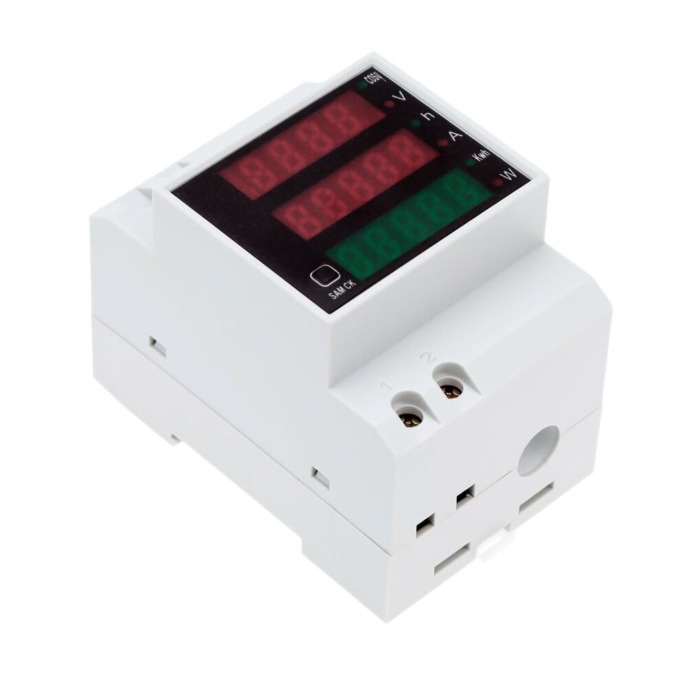 ya 16 10.20 baidi AC 80-300V Digital Din-Rail Current Voltage Power Factor Meter Ammeter Voltmeter