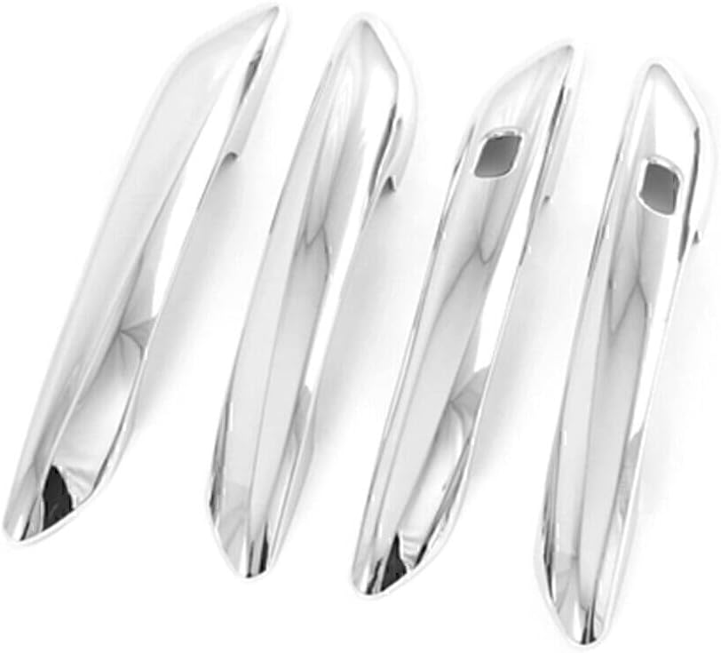 ya 5 8.10 4X ABS Car Exterior Side Door Handle Cover Trim Fit for Hyundai Elantra 2021 Silver