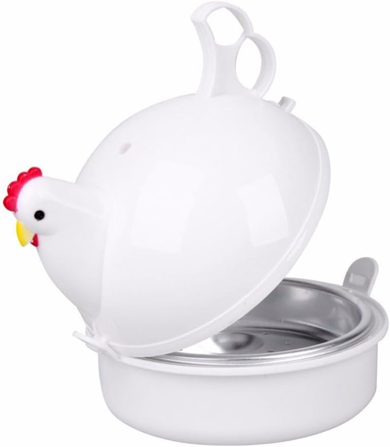 ya 14 9.20 baidi Chicken Shaped Egg er for Microwaves For 4 Eggs and Small Foods-1