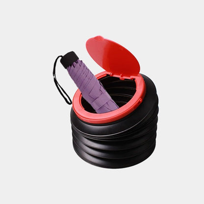 ya 13 9.15 baidi 4 L Trash Can with Lid Bin Car Bedroom Garbage Collapsible Camping Storage