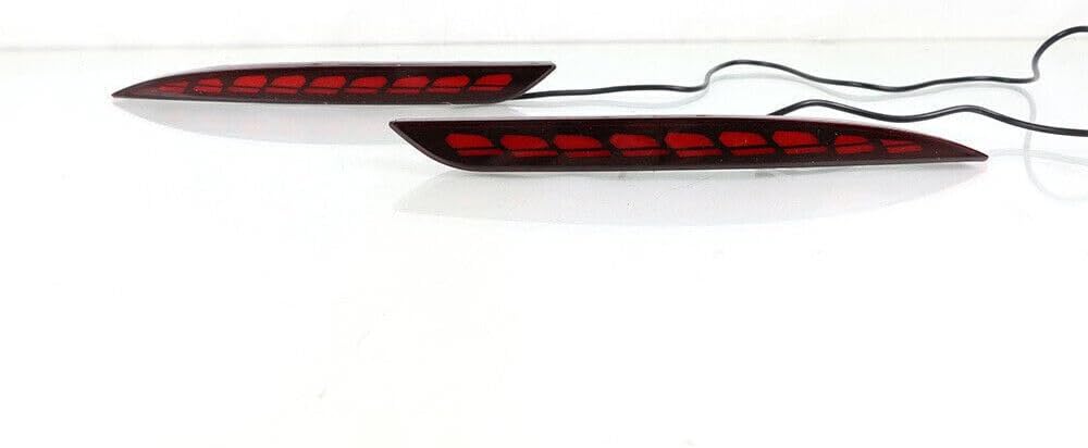 ya 10 9.16 zhengce Rear bumper LED fog light streamer turn signal light suitable for Tesla mod