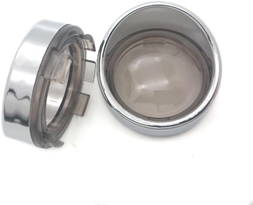 ya 4 8.8.2 Chrome Turn Signal Light Indicator Smoke Visor Lens for Harley Sportster 2000-UP