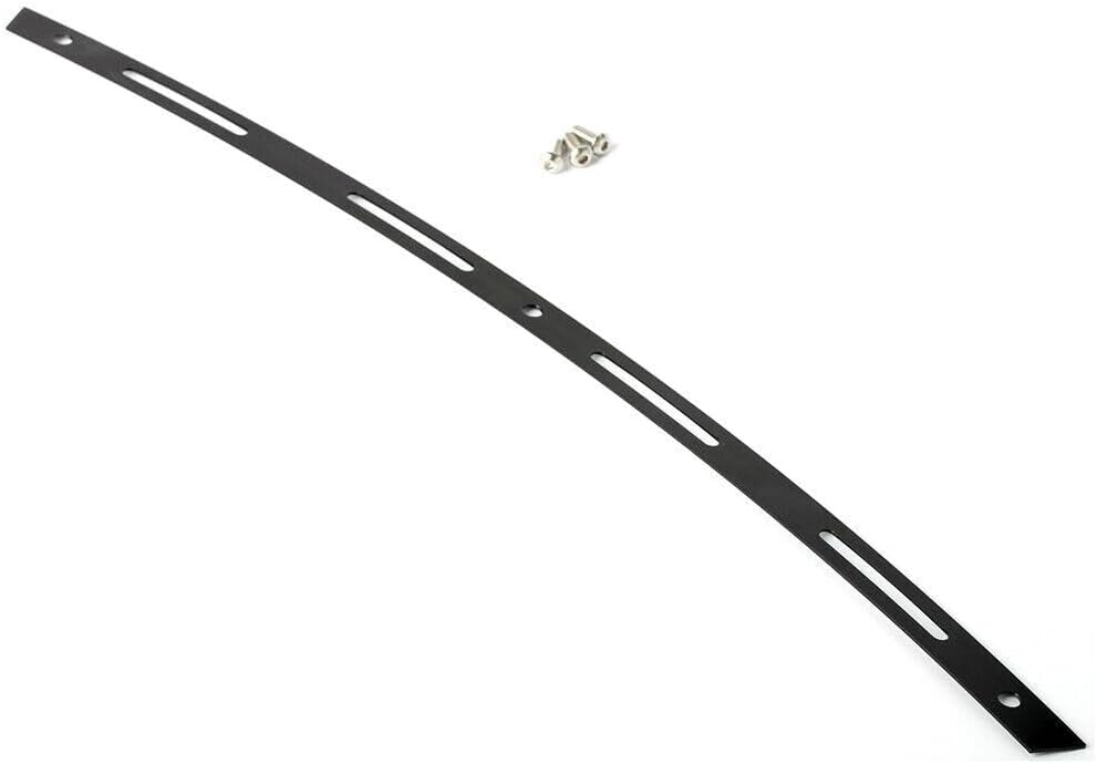 ya 23 10.7 baidi Black Stainless Motorcycle Batwing Fairing Windshield Trim for Harley 1996-2013