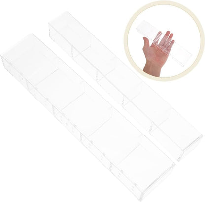 ya 26 10.21 baidi 1 Set Straw Holder For Cabinet Door: Acrylic Transparent Straw Dispenser