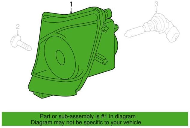 ya 4 8.24 baidi Right grip front bumper right fog lamp lens and body fit for Lexus IS250 IS350 2006-2010