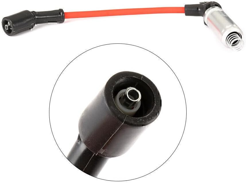ya 4 8.10 8PCS Ignition Spark Plug Wires for Chevy for GMC 1999-2006 LS1 VORTEC 4.8L 5.3L 6.0L