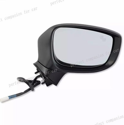 ya 11 9.14 baidiRight blind spot side door mirror heating with light for Mazda CX-5 2017-2019 Red -