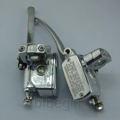 ya 4 8.14 1 25mm Handlebar Motorcycle Hydraulic Brake Clutch Lever Master Cylinder Set