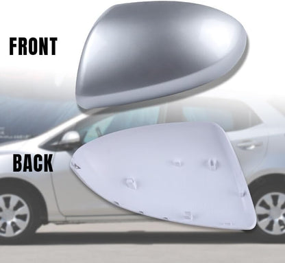 ya 11 9.14 baidiCar Left Driver Side Mirror Cover Cap No-Signal Sliver for Mazda 3 2010-2013