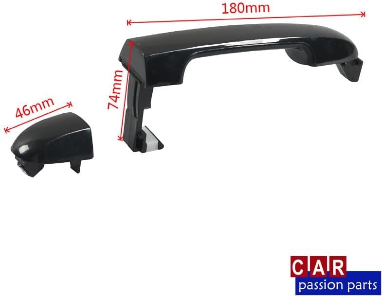 ya 10 9.16 baidi Suitable for Hyundai Exterior Door Handle Primed Front Right Passenger Side -