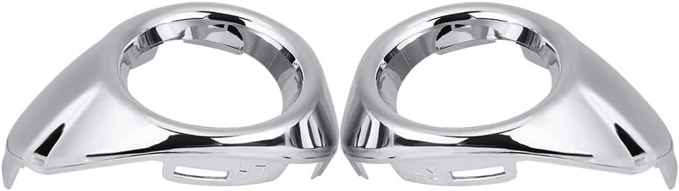 ya 4 8.10 Hot Pair Of Front Bumper Fog Light Fog Lamp Bezel Cover Trim Part For 2012-2014