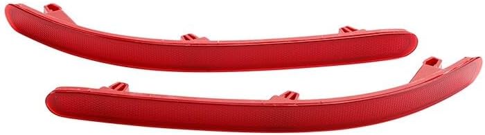 ya 10 9.16 zhengce L+R Pair Rear Bumper Reflector W/ Red Lens No Light for VW Touareg 7L 2002-