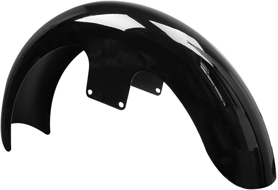 ya 4 8.10 Gloss Black 19-inch Wheel Package Front Fender for Harley Touring Glide Custom Bag