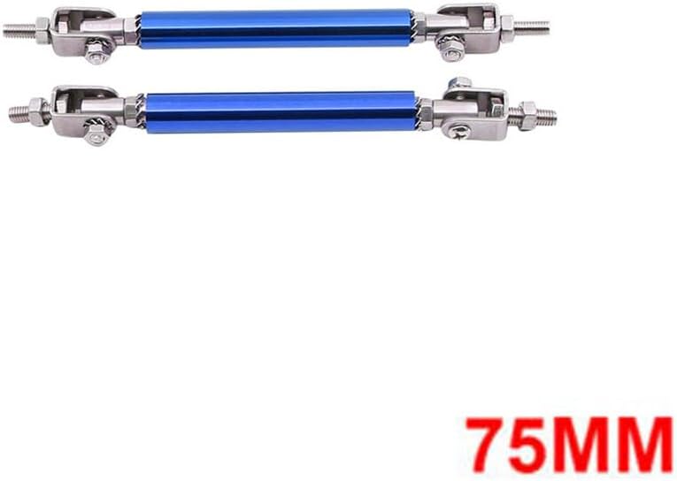 ya 2 8.15 Pair 75mm Adjustable Front Bumper Lip Splitter Strut Rod Tie Support Bar for BMW