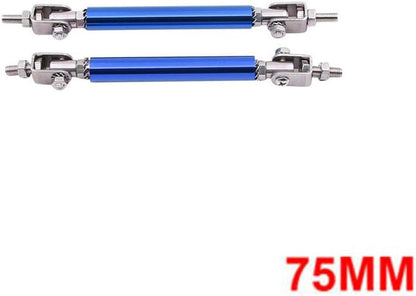 ya 2 8.15 Pair 75mm Adjustable Front Bumper Lip Splitter Strut Rod Tie Support Bar for BMW