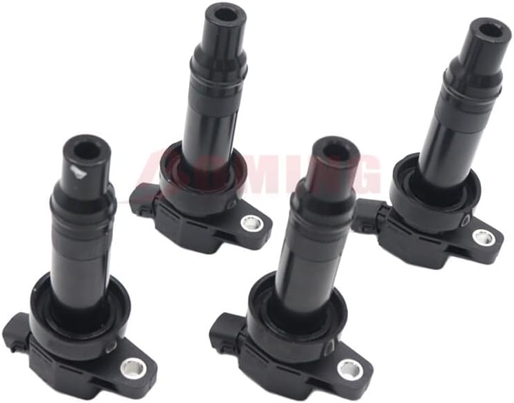 ya 4 8.14 4Pcs Black New Ignition Coil for Hyundai Accent for Veloster for Kia Rio Soul 1.6L