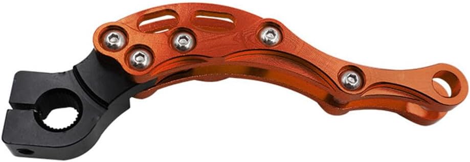 ya 6 8.14 Modified CNC Engine Levers Motorcycle Starter Pedal Shift Lever Parts Orange