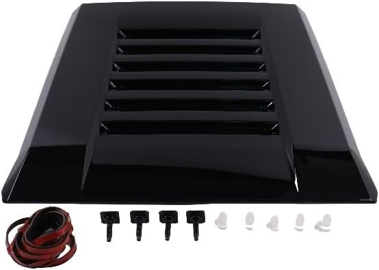 ya 4 8.14 Gloss Black Hood Scoop Hood Bulge 76181-AK900 for Toyota Tacoma 2024-2025