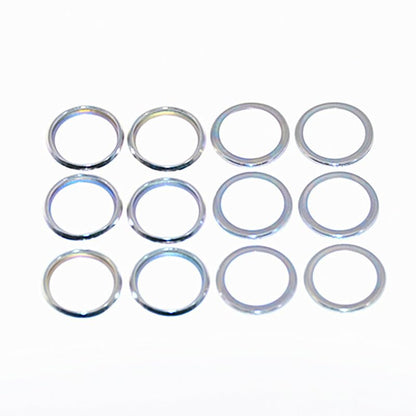 ya 5 8.10 Set of 12 Metal Engine Oil Drain Plug Washer Gaskets for Subaru 803916010
