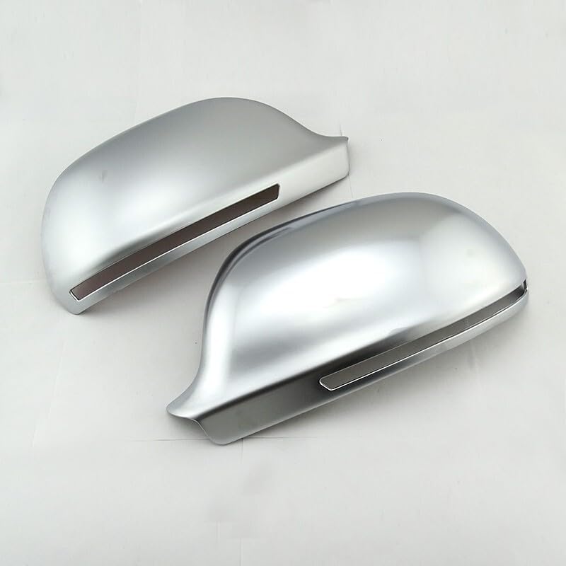 ya 11 9.14 baidiMatt Chrome Mirror Cover for Audi A3 S3 for A4 S4 A5 S5 A6 s6 RS6 Q3 RSQ3 08-11-