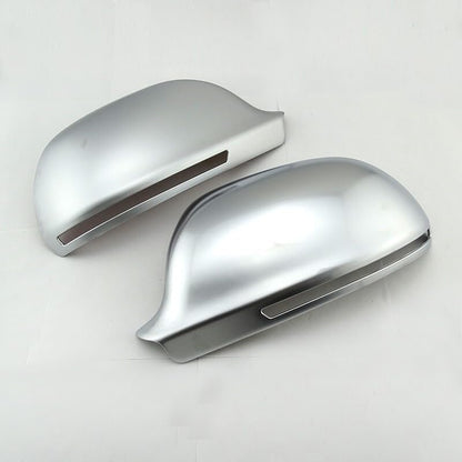 ya 11 9.14 baidiMatt Chrome Mirror Cover for Audi A3 S3 for A4 S4 A5 S5 A6 s6 RS6 Q3 RSQ3 08-11-