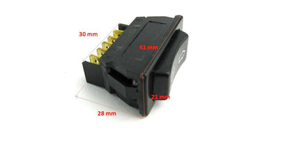 ya 5 8.10 3 Pcs Universal 5-pin On/Off Momentary Power Window Rocker Switch Controller