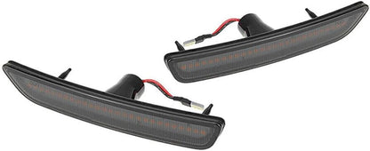 ya 4 8.10 2x LED Front Side Marker Lights Indicator Lamp for 2010-2014 11 12 for Ford for Mustang
