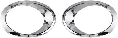 ya 10 9.16 zhengce Pair Left/Right Fog Lamp Bezel Trim Ring Fit for Ford Mondeo/Fusion 2013-20