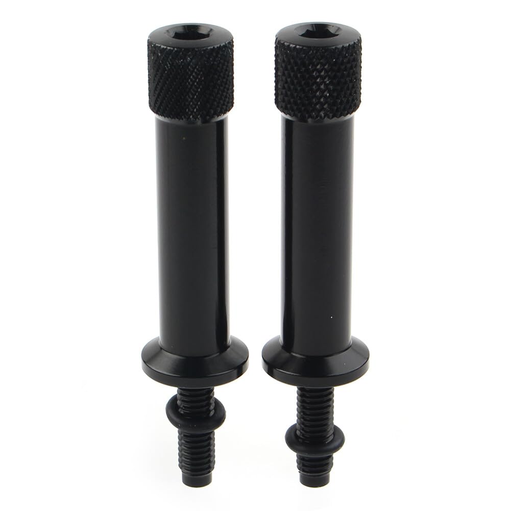 ya 2 8.15 2X Black for SEAT Bolts Long Tool Fit Sc for Ram bler 865 2006-15 Thruxton 865 04-15