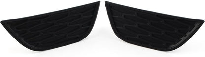 ya 4 8.8.2 2 x Front Lower Fog Lamp Bezel for Land Rover for Range Rover Evoque 2012-2017 Black