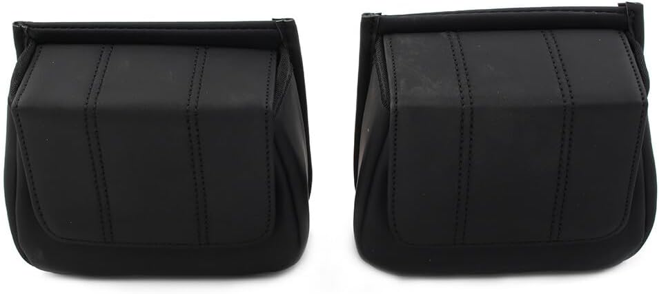 ya 12 10.8 baidi Fairing Lower Door Pocket Bags for Harley Touring 96-13 Road Street Glide Black