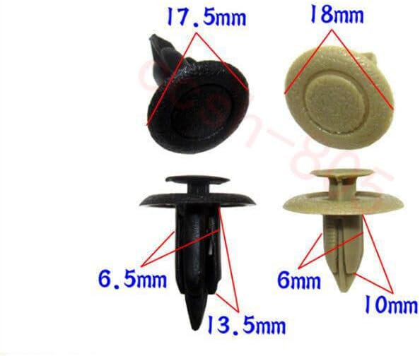 ya 4 8.10 10Pcs Car Roof Door Pillar Trunk Carpet Interior Lining Retainer Clips for Mazda